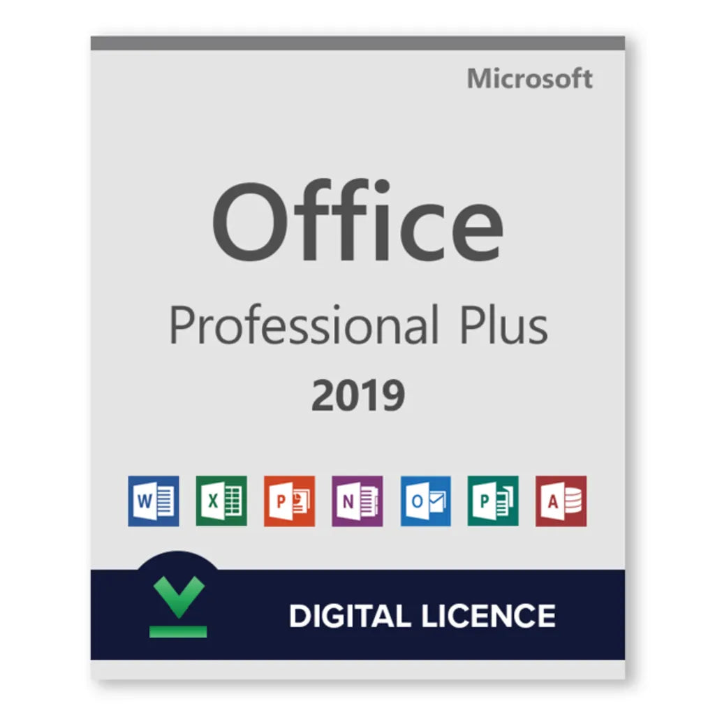 Microsoft Office 2019 Professional Plus Digital Licence  - 1 User